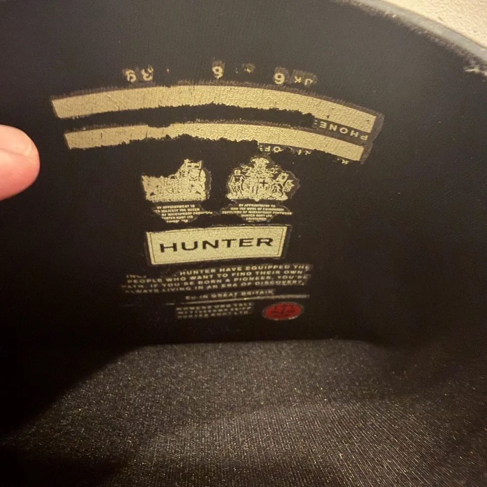 Hunter Classic Black Tall Boots - Picture 7 of 7